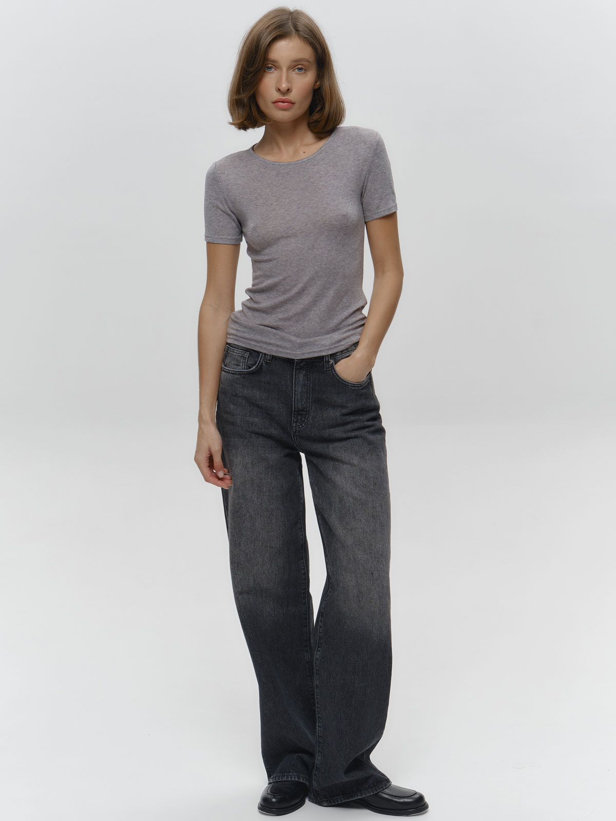 Футболка RELAX SLIM FIT (серый)