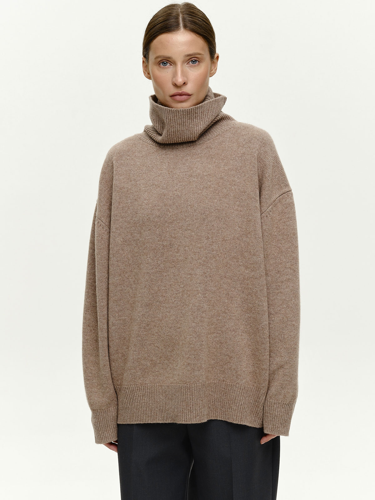 Свитер 100% WOOL (песочный)